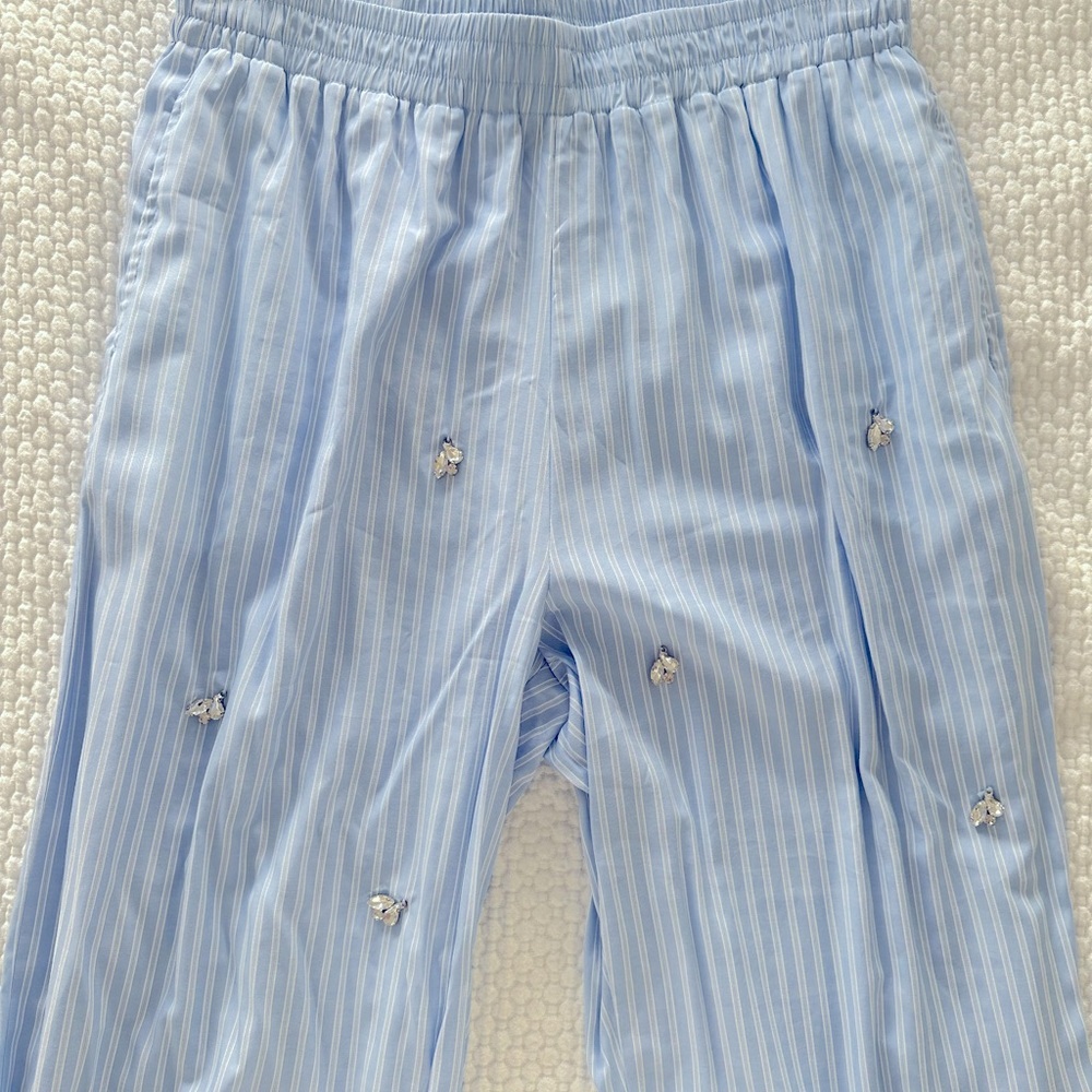 Striped Rhinestone Button Up Set - Picture 8 of 10